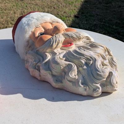 Vintage Santa Face- wall hanging