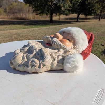 Vintage Santa Face- wall hanging