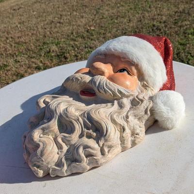 Vintage Santa Face- wall hanging