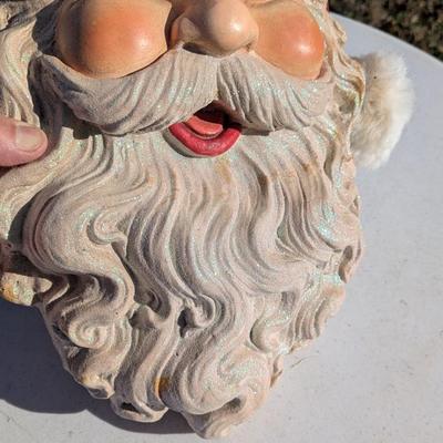 Vintage Santa Face- wall hanging