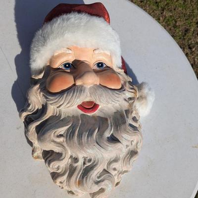 Vintage Santa Face- wall hanging