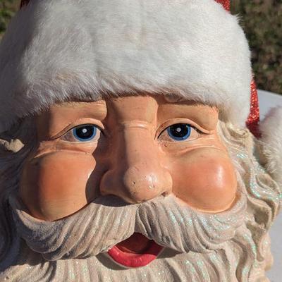 Vintage Santa Face- wall hanging