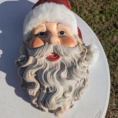 Vintage Santa Face- wall hanging