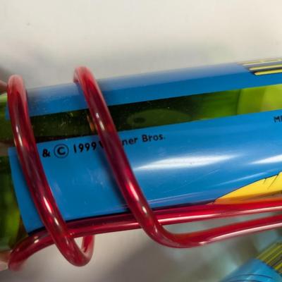 Marvin The Martian Plastic Cups With Straws