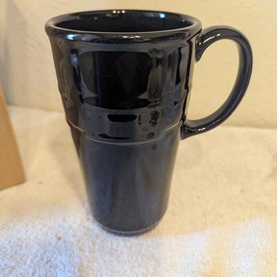 Longaberger Woven Traditions travel mug- new in box