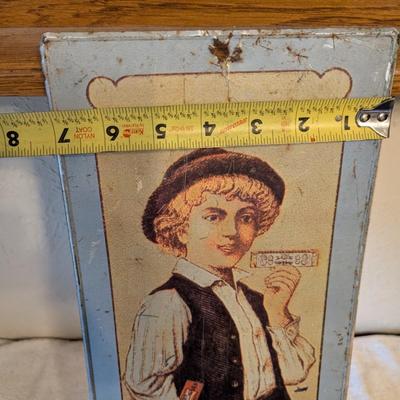 vintage metal tin reproduction advertising sign Murphy Harmonika