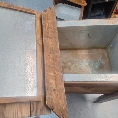 Rustic Ice Chest- see notes