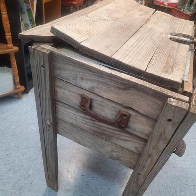 Rustic Ice Chest- see notes