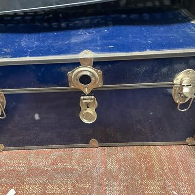 Blue storage trunk
