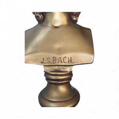 Sale Photo Thumbnail #105: Bust of Johann Sebastian Bach  Resin, Approximately 17" Tall