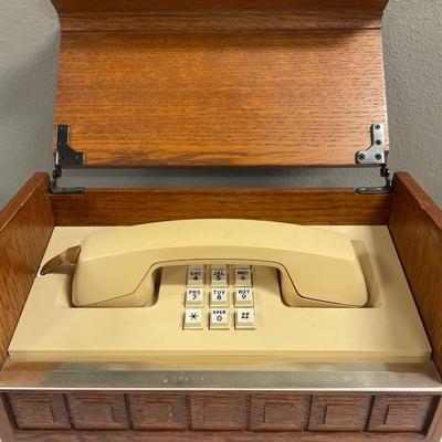 Wood box phone
