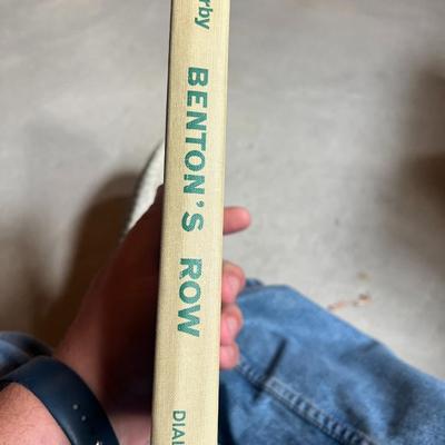 Sale Photo Thumbnail #93: Solid mid-century hardcover copy of Frank Yerby’s classic Southern family saga. 1954 early printing. Beige cloth boards with teal lettering. Clean interior, tight binding, light shelf wear. A great addition for collectors of Southern literature or mid-c