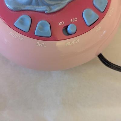 Vintage Disney Princess Cinderella Alarm Clock - Works