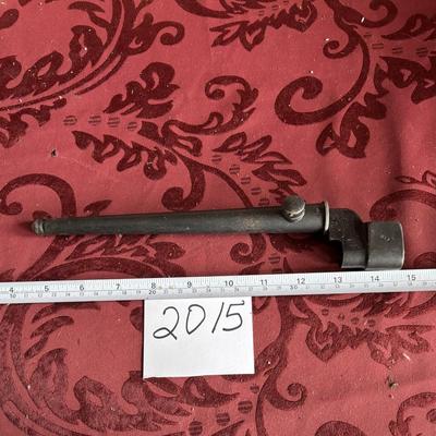 WWII British Lee Enfield No 4 MKII Spike Bayonet With Scabbard