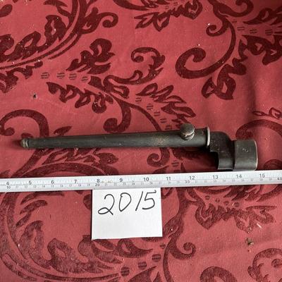 WWII British Lee Enfield No 4 MKII Spike Bayonet With Scabbard
