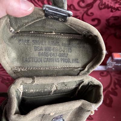 ORIGINAL VIETNAM WAR US ARMY 30RD MAGAZINE AMMO BELT POUCH-