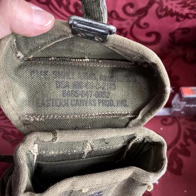 ORIGINAL VIETNAM WAR US ARMY 30RD MAGAZINE AMMO BELT POUCH-