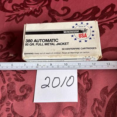Winchester 380 Automatic 95 Gr. Full Metal Jackets
