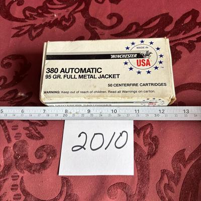 Winchester 380 Automatic 95 Gr. Full Metal Jackets