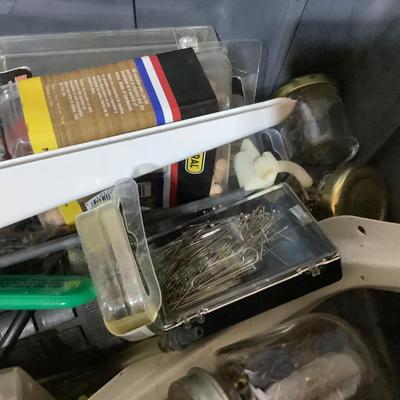 Sale Photo Thumbnail #429: You get this great gray hard plastic tool box with tools.