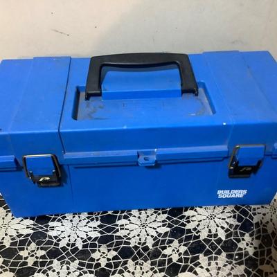 Sale Photo Thumbnail #431: You get this great blue hard plastic tool box with tools.