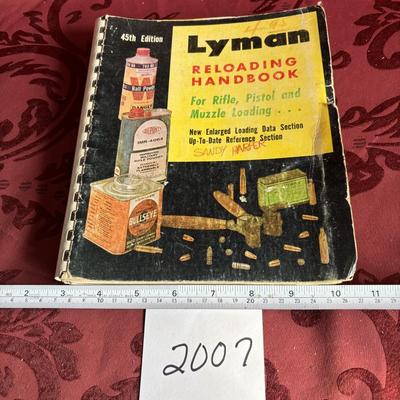 Vintage Lyman Reloading Handbook