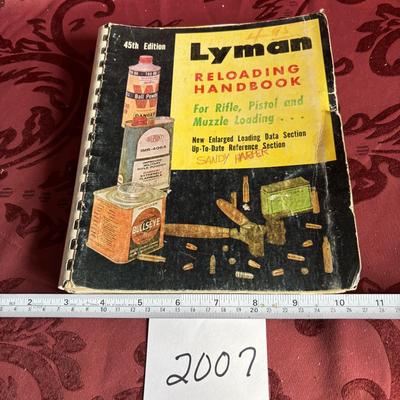 Vintage Lyman Reloading Handbook