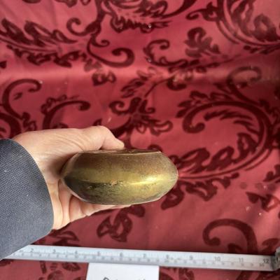 Vintage Brass Powder Flask