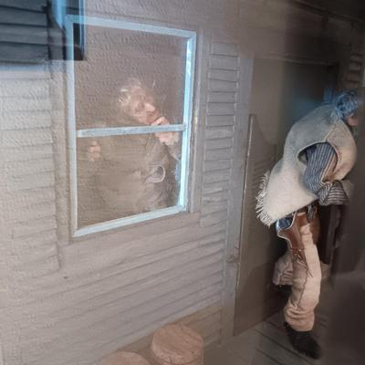 DETAILED DIORAMA, 1 OF A KIND "APPOINTMENT IN THE STREET" BY B BRIGHAM