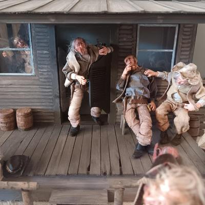 DETAILED DIORAMA, 1 OF A KIND "APPOINTMENT IN THE STREET" BY B BRIGHAM