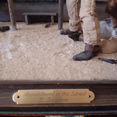 DETAILED DIORAMA, 1 OF A KIND "APPOINTMENT IN THE STREET" BY B BRIGHAM