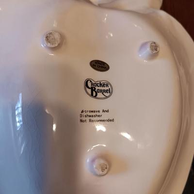 PIG CUTTING BOARD, CHANTRY KNIFE SHARPENER, APPLE DISH, TRIVET AND MUG