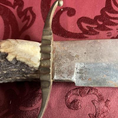 Bowie Knife with Stag Handle