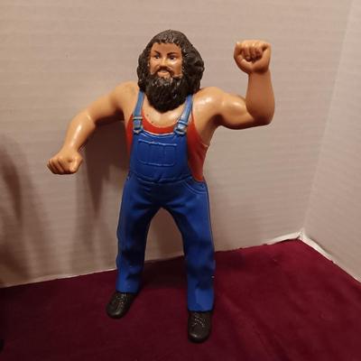 1980'S 8" RUBBER WWF TITAN SPORTS ACTION FIGURES