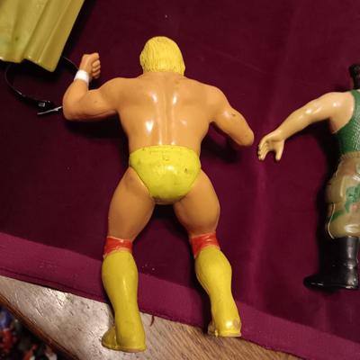1980'S 8" RUBBER WWF TITAN SPORTS ACTION FIGURES