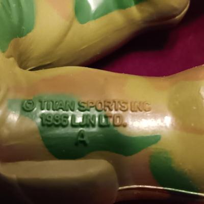 1980'S 8" RUBBER WWF TITAN SPORTS ACTION FIGURES