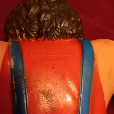 1980'S 8" RUBBER WWF TITAN SPORTS ACTION FIGURES