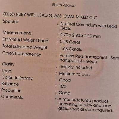 IGI CERTIFIED Natural ruby pizza ring!