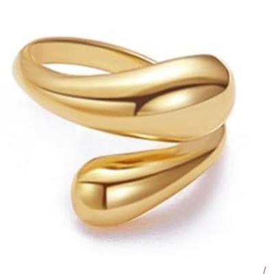 18kt Gold Overlay sterling silver Ring