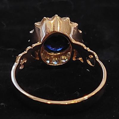 Lab-Created Sapphire Ring