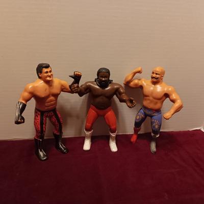 1980'S WWF 8" RUBBER TITAN SPORTS ACTION FIGURES