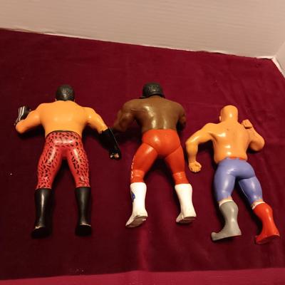 1980'S WWF 8" RUBBER TITAN SPORTS ACTION FIGURES