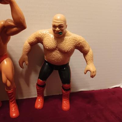 1980'S WWF 8" RUBBER TITAN SPORTS ACTION FIGURES