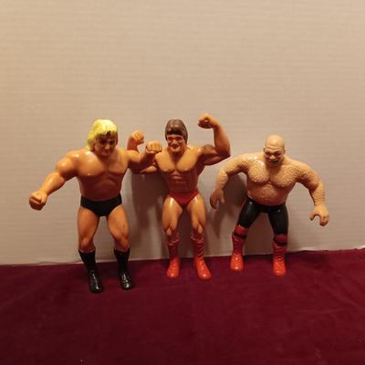1980'S WWF 8" RUBBER TITAN SPORTS ACTION FIGURES
