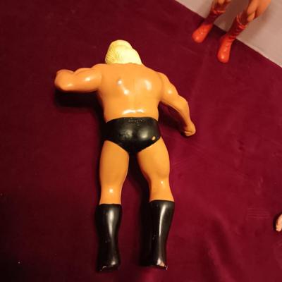 1980'S WWF 8" RUBBER TITAN SPORTS ACTION FIGURES
