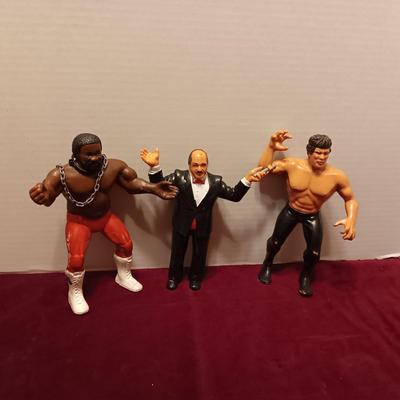 1980'S WWF 8" RUBBER TITAN SPORTS ACTION FIGURES