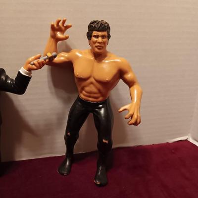 1980'S WWF 8" RUBBER TITAN SPORTS ACTION FIGURES