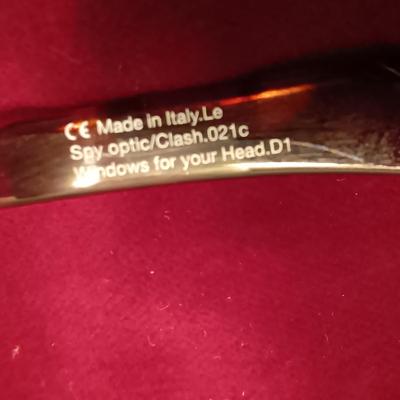 SPY OPTIC "CLASH" SUNGLASSES MADE IN ITALY