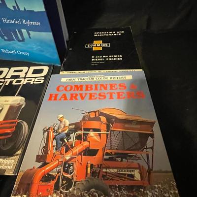 BOOKS ON FARM EQUIPMENT, MOTORCYCLES AND MORE