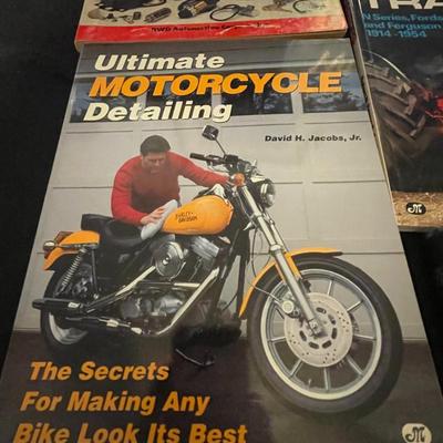 BOOKS ON FARM EQUIPMENT, MOTORCYCLES AND MORE